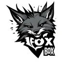 "Fox Box" mobile battery solution logo tattoo design idea