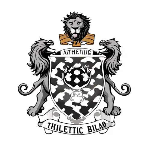 It generates a tattoo with a lion and the Athletic Club shield of Bilbao above. The shield must have a chapela tattoo design idea