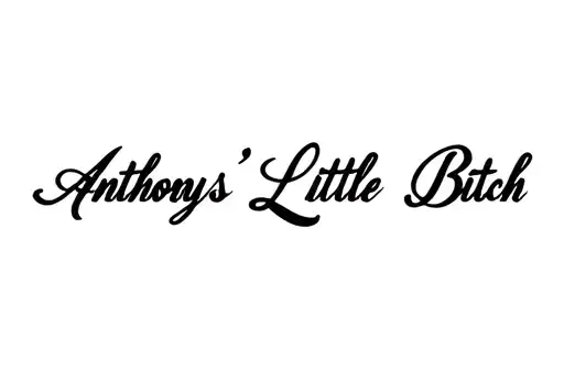 "Anthonys Little Bitch" tattoo design idea