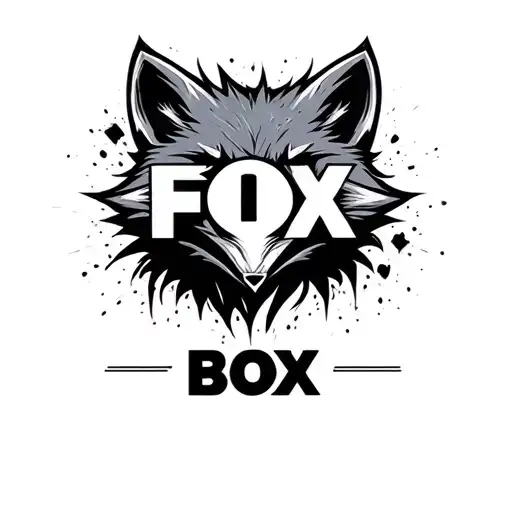 "Fox Box" "Fox Box" product logo for a military satelite battery  tattoo design idea