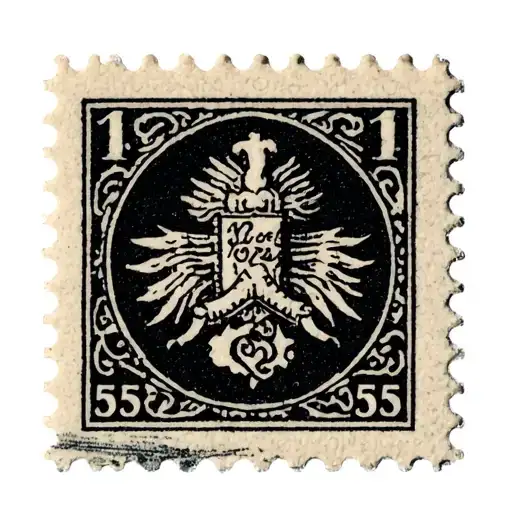 German postage stamp tattoo design idea