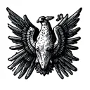 German postage stamp tattoo design idea