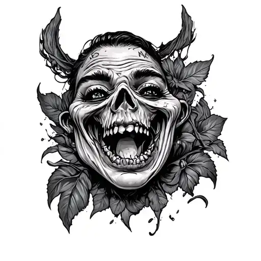 Gluttony tattoo design idea