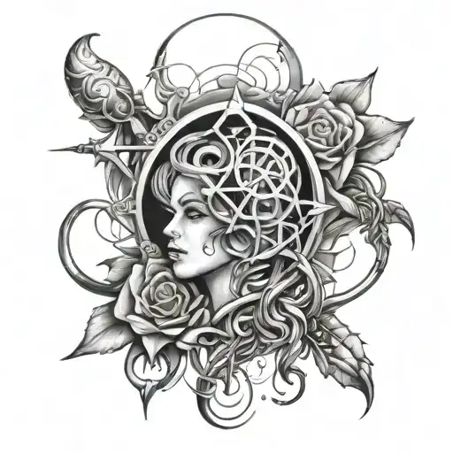 intelligence everything connected  tattoo design idea