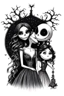Nightmare before Christmas, corpse bride, coraline, aristocrats, Anastasia, ratatouille, princess and the frog, James an tattoo design idea
