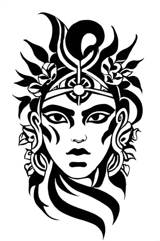 Taíno tattoo design idea