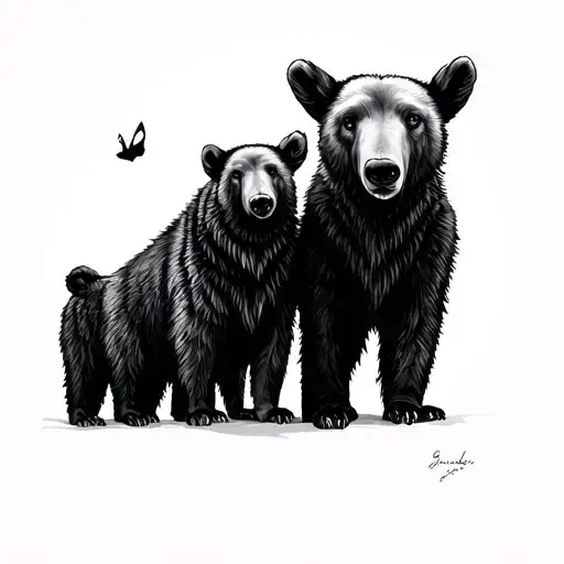 Alaskan family matching tattoos tattoo design idea