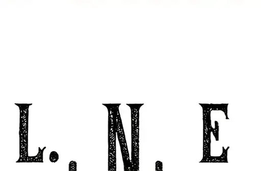 "L.N.E
" tattoo design idea