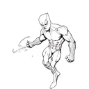 Superhero Daredevil The Man Without Fear tattoo design idea