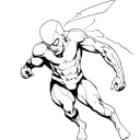 Superhero Daredevil The Man Without Fear tattoo design idea