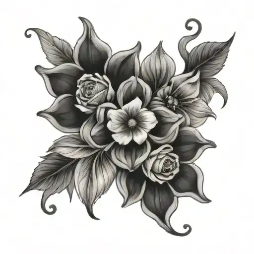stella&Trisha tattoo design idea