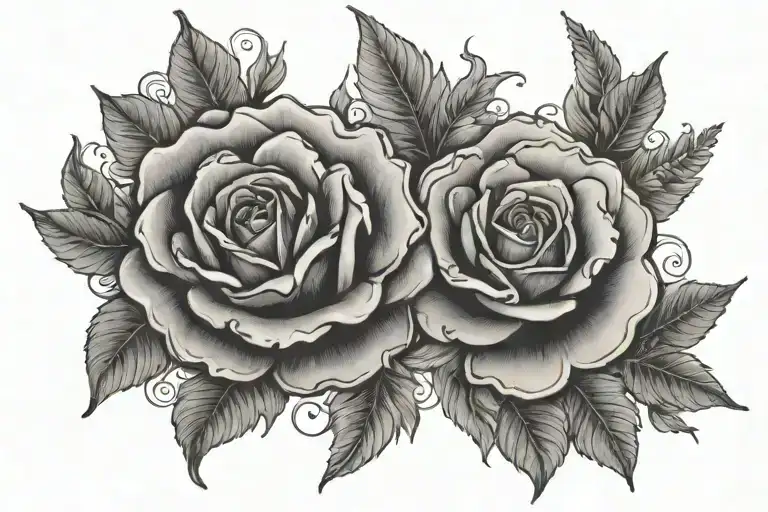 best friend matching tattoo tattoo design idea