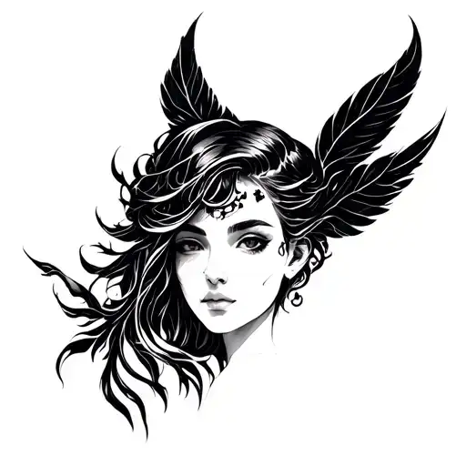 Gemini tattoo design idea