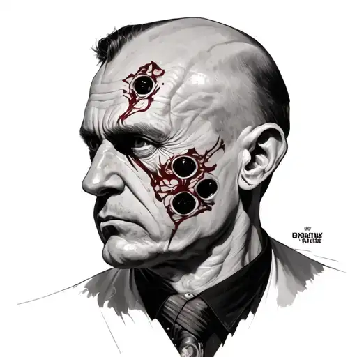 Hannibal lecter NBC TV Serie tattoo design idea