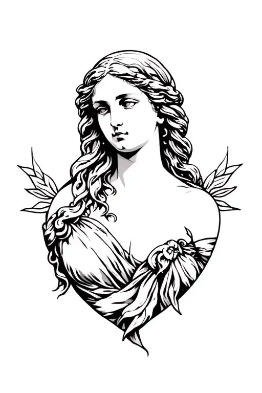 Aphrodite the goddess of love tattoo tattoo design idea
