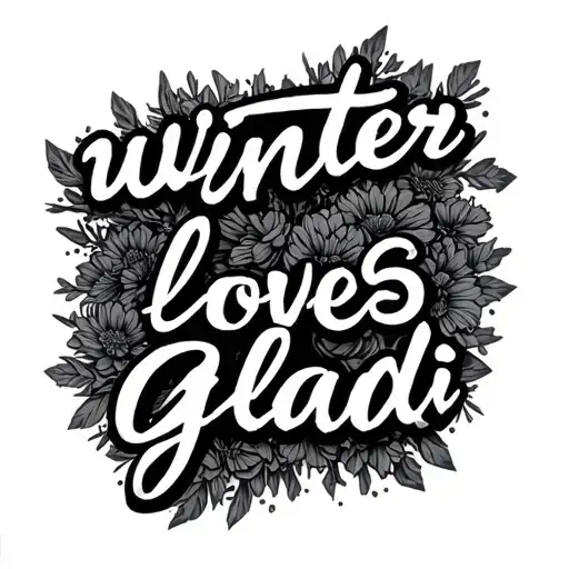 "winter loves gladi" Winter Soldier arm tattoo design idea