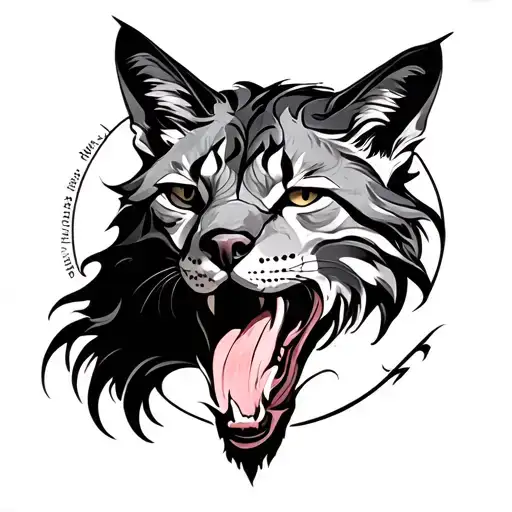 Feral tattoo design idea