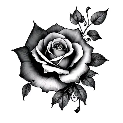Dark Romance tattoo design idea