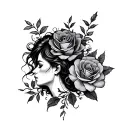 Dark Romance tattoo design idea