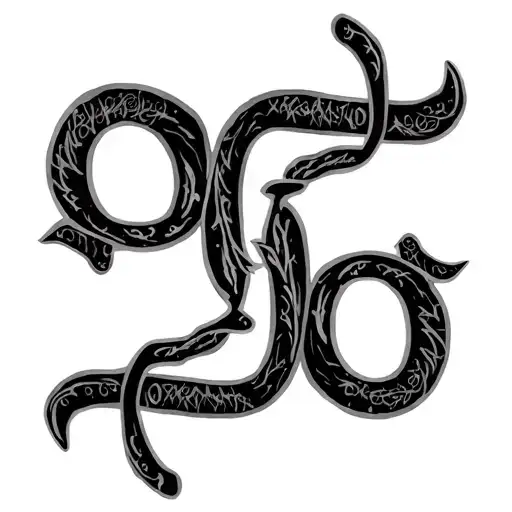 Two Word Ambigram Generator for 'play' and 'rest' tattoo design idea