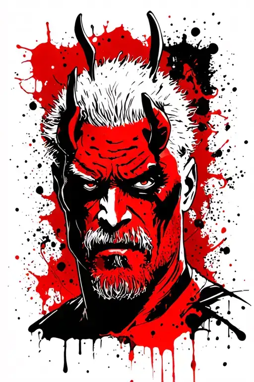 hellboy Ron perlman tattoo design idea