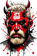 hellboy Ron perlman tattoo design idea