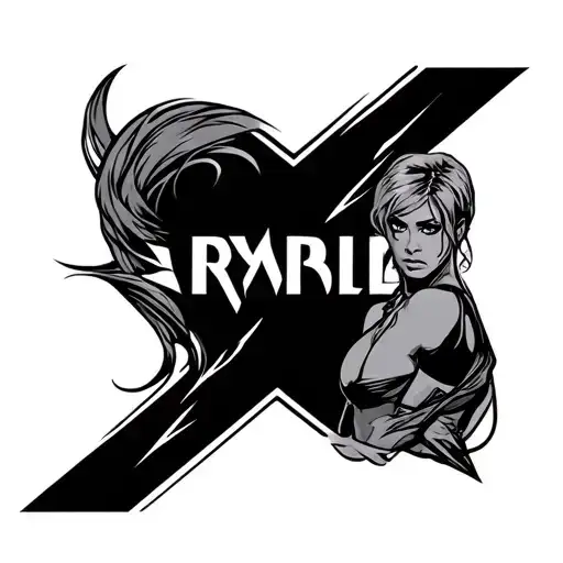 Rhea ripley wwe tattoo design idea