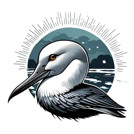 Albatross tattoo design idea