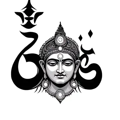 Shiv tattoo with trishul and om sign and chakras included  tattoo design idea