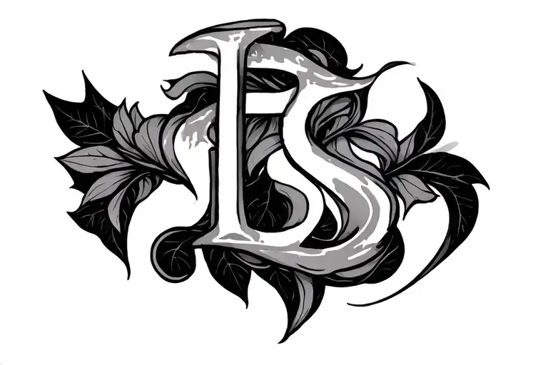 T and S ON NECK c section scar tattoo design idea