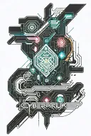 Cyberpunk 2077 tattoo design idea