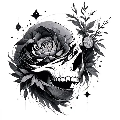 Otherworldly tattoo design idea