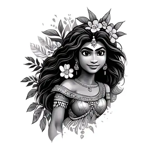 moana 2 sleeve tattoo design tattoo design idea