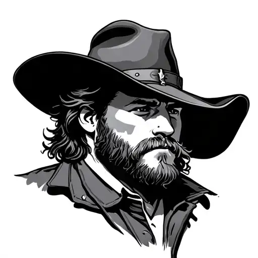 Arthur Morgan Hat tattoo design idea