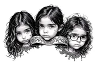 armband tattoo 3 kids tattoo design idea