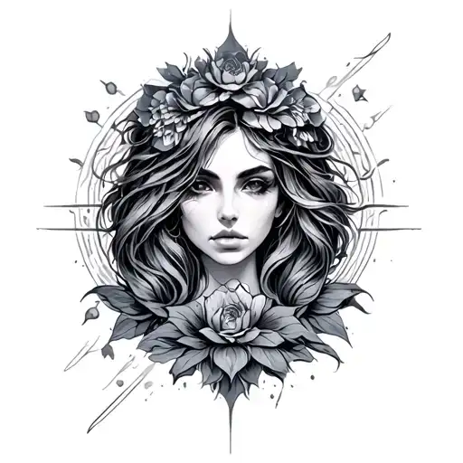 Gemini tattoo design idea