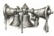 liberty bell and constitution we the people tattoo design idea