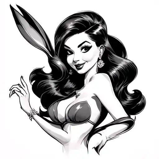 jessica rabbit tattoo design idea