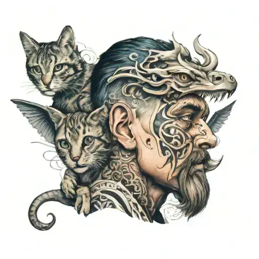 my nephew was on my shoulder tattoo tattoo design idea