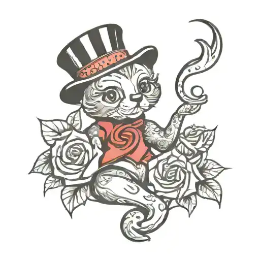 'Teddy' 'Sophia' tattoo design idea