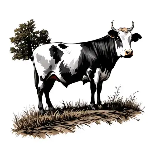 Farm tattoo design idea
