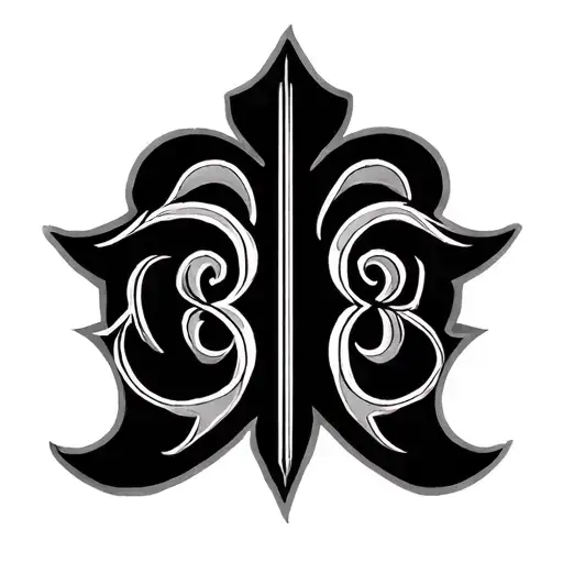 Two Word Ambigram Generator tattoo design idea