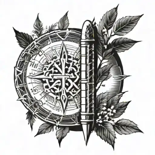 Ogham tattoo design idea