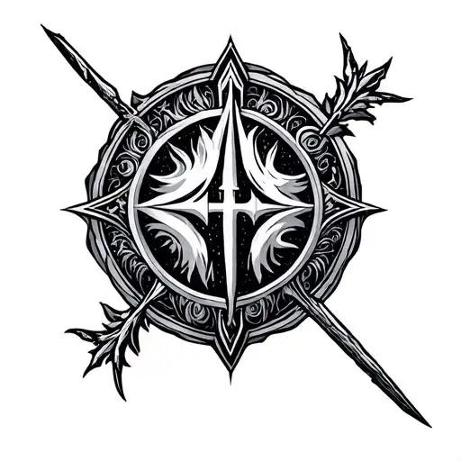 Witcher signs arm band tattoo tattoo design idea