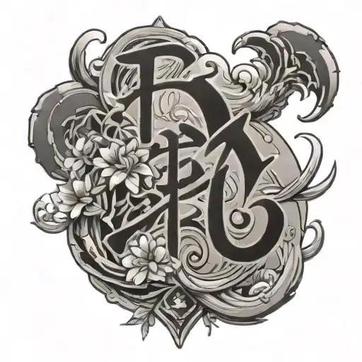 Japanese word luke tattoo design idea