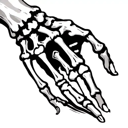 skeleton hand tattoo with a door in it  tattoo design idea