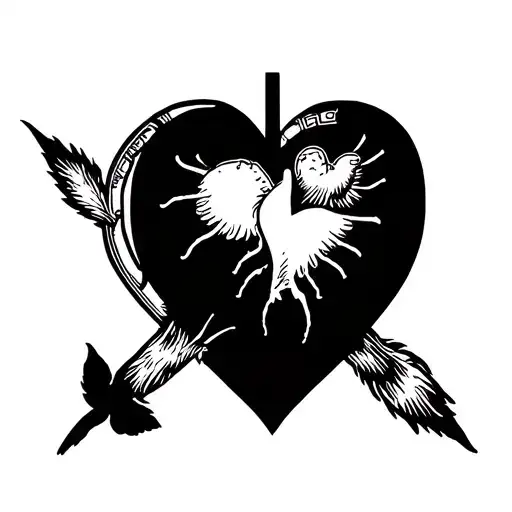 heart surgery donor tattoo  tattoo design idea