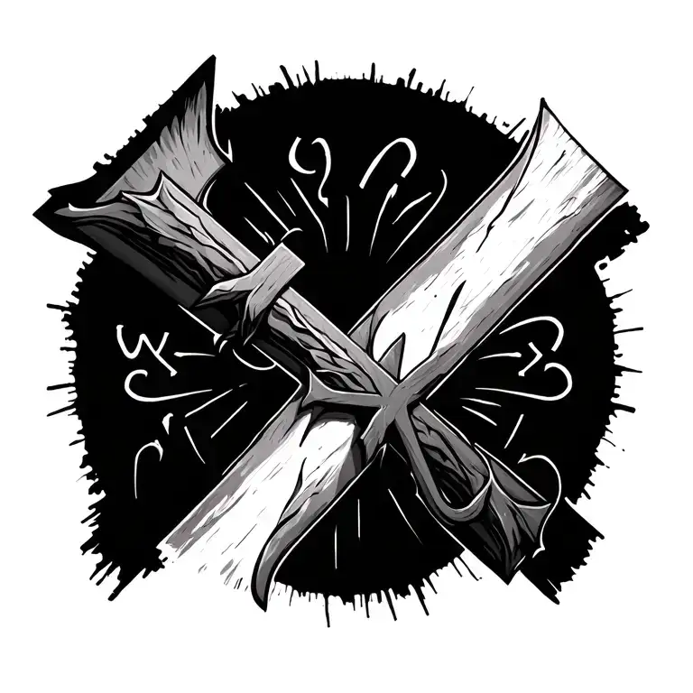 god is greater highs and lows with the cross made and a liaon is in the cross tattoo design idea