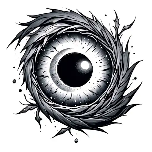 Blackhole tattoo design idea
