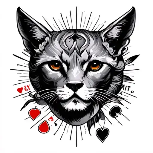 Casino tattoo design idea